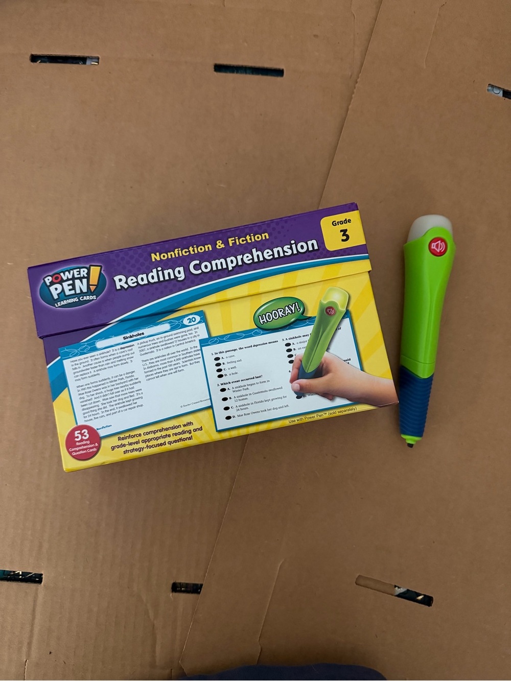 Power PEN Reading Comprehension Set with Power Pen Grade 3